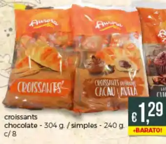 Croissant Chocolate 304g/Simples 240g c/8/
