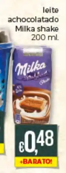 Bolama Leite Achocolatado Milka Shake 200ml promoção