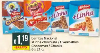Bolama Barritas Nacional 6 x 21g promoção