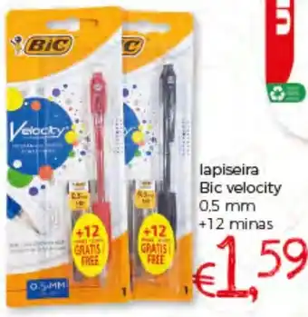 Lapiseira Bic Velocity 0,5mm + 12 Minas