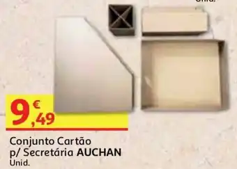 Conjunto Cartão p/ Secretária Auchan