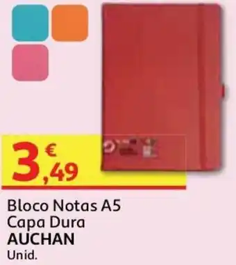 Bloco Notas A5 Capa Dura Auchan