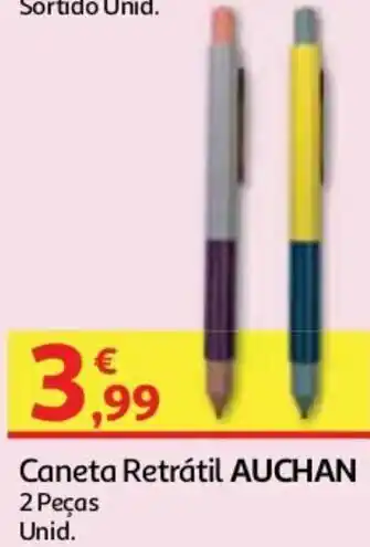 Auchan Caneta Retrátil Auchan promoção