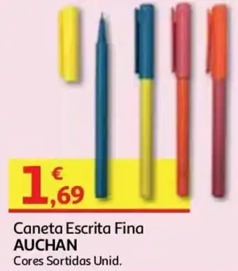 Caneta Escrita Fina Auchan