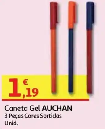 Auchan Caneta Gel Auchan promoção