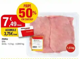 Intermarché Peru Bife 1,5kg promoção