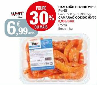 Intermarché Camarão Cozido 20/30 500g promoção
