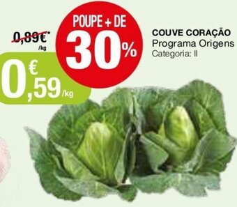Intermarché Couve Coração promoção