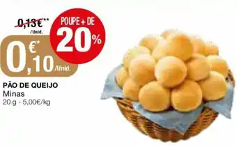 Intermarché Pão de Queijo Minas 20g promoção