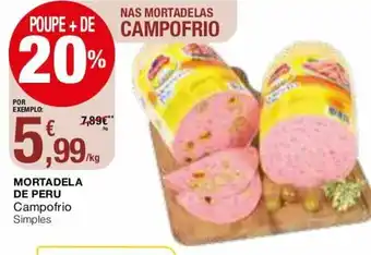 Intermarché Mortadela de Peru promoção
