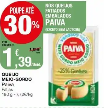 Intermarché Qeijo Meio-Gordo Paiva 180g promoção