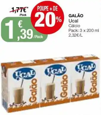 Intermarché Galão Ucal 3 x 200ml promoção