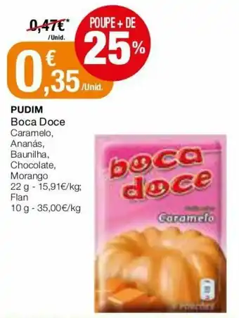 Pudim Boca Doce 22g