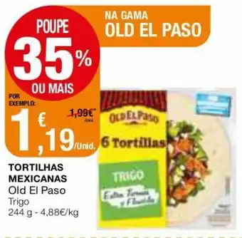 Intermarché Tortilhas Mexicanas Old El Paso 244g promoção