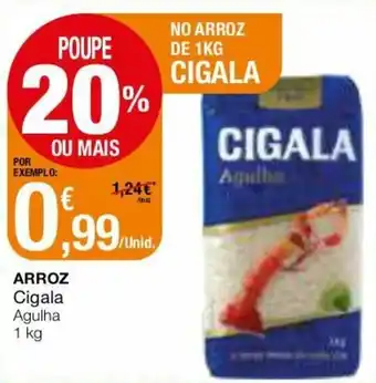 Intermarché Arroz Cigala Agulha 1kg promoção