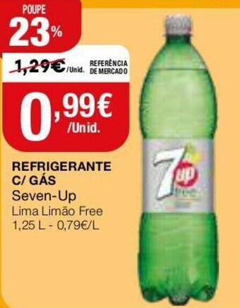 Intermarché Refrigerante C/Gás Seven-Up 1,25L promoção