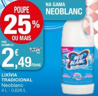 Intermarché Lixívia Tradicional Neoblanc 4L promoção