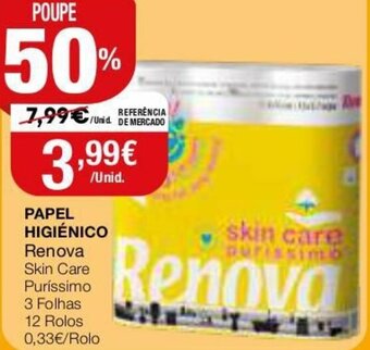 Papel Higiénico Renova 12 Rolos