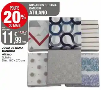 Intermarché Jogo de Cama Danúbio Atilano 160 x 270cm promoção