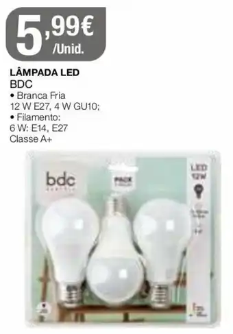 Lâmpada LED BDC