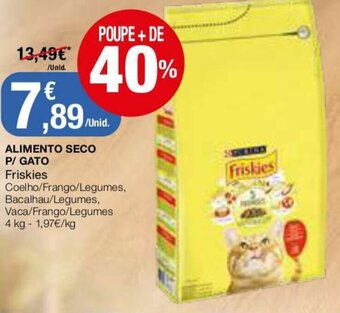 Intermarché Alimento Seco P/Gato Friskies 4kg promoção