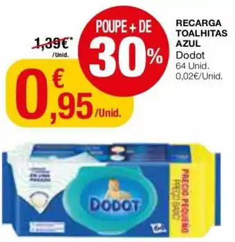 Intermarché Recarga Toalhitas Azul 64 Unid promoção