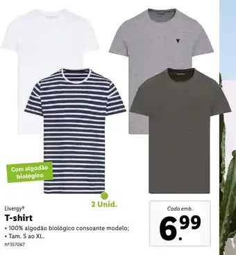 Lidl T-shirt S ao XL promoção