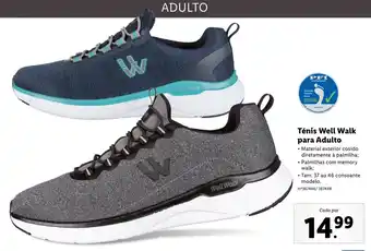 Lidl Ténis Well Walk para Adulto promoção