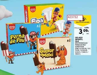 Continente GELADO INFANTIL OLÁ promoção