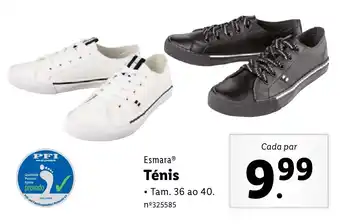 Lidl Esmara Ténis 36 ao 40 promoção