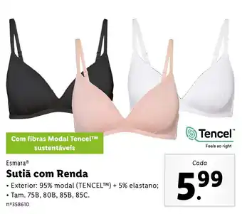 Sutiã com Renda 75B, 80B, 85B, 85C
