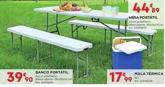 Bricomarché BANCO PORTÁTIL promoção