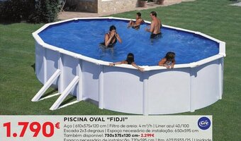 Bricomarché PISCINA OVAL "FIDJI" promoção