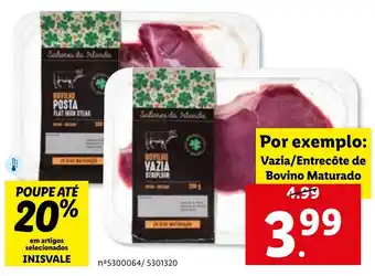 Lidl Vazia/ Entrecôte de Bovino Maturado promoção