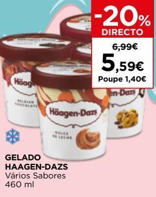 El Corte Inglés Gelados häagen-dazs promoção