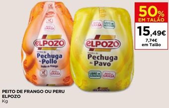 El Corte Inglés Peito de peru com casca elpozo promoção