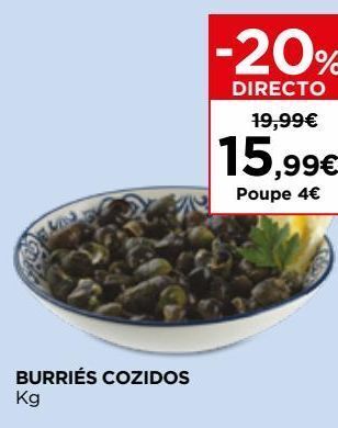 El Corte Inglés Frutos do mar promoção