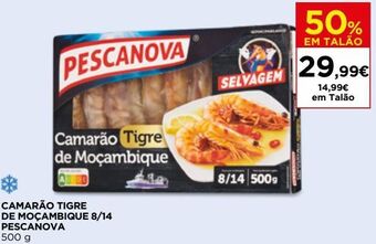 El Corte Inglés Camarão moçambique pescanova promoção