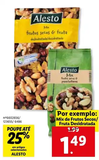 Alesto Mix de Frutos Secos/Fruta Desidratada