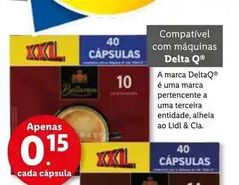 Lidl Compatível com Máquinas Delta Q promoção