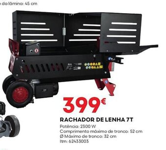 Bricomarché RACHADOR DE LENHA 7T promoção