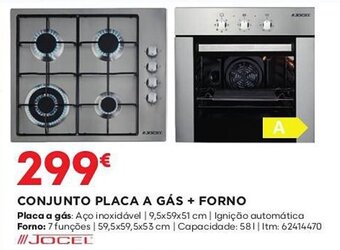 Bricomarché CONJUNTO PLACA A GÁS + FORNO promoção
