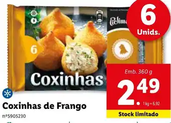 Lidl Coxinhas de Frango 360g promoção