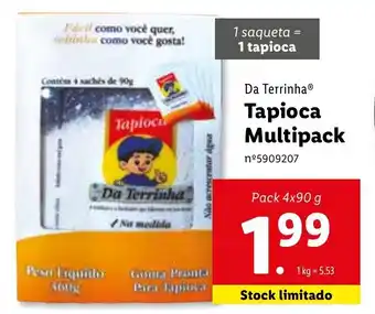 Lidl Da Terrinha Tapioca Multipack 4x90g promoção