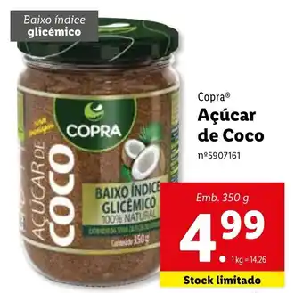 Lidl Copra Açúcar de Coco 350g promoção