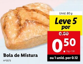 Lidl Bola de Mistura 80g promoção