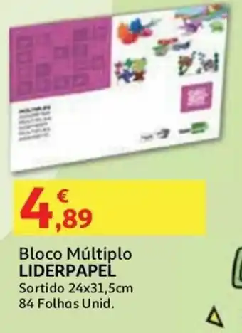 Auchan Bloco Múltiplo Liderpapel 24 x 31,5cm promoção