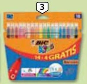 Auchan Marcadores p/Colorir BIC Kids promoção