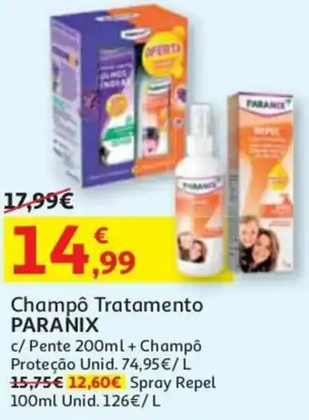 Auchan Champô Tratamento Paranix 200ml promoção