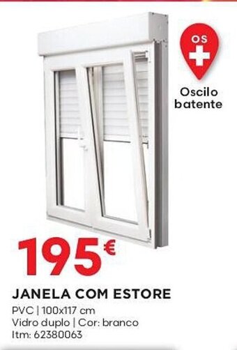 Bricomarché JANELA COM ESTORE promoção